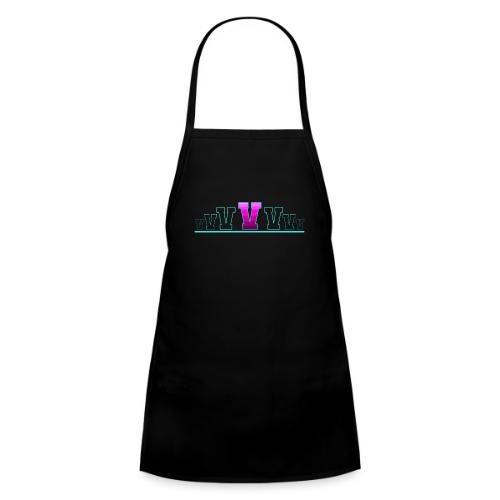 Letter V – Capital Varsity Alphabet Monogram - Kids' Apron