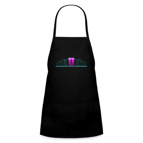Letter U – Capital Varsity Alphabet Monogram - Kids' Apron
