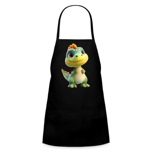 Playful 3D Baby Dinosaur - Kids' Apron