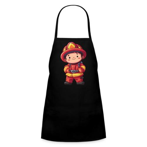 Friendly Firefighter Hero - Kids' Apron