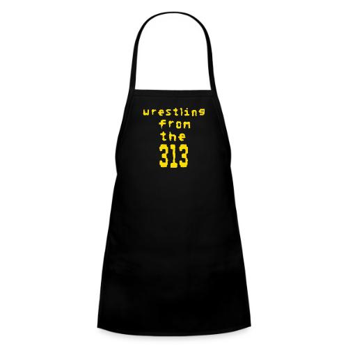 Wrestling from the 313 (yellow) - Kids' Apron