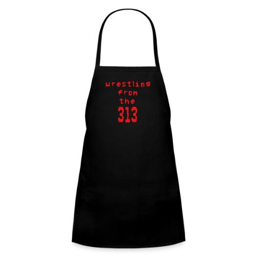 Wrestling from the 313 (red) - Kids' Apron
