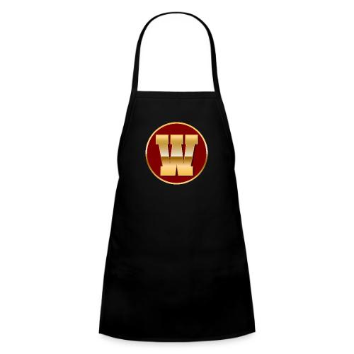 Letter W – Capital Varsity Alphabet Monogram - Kids' Apron