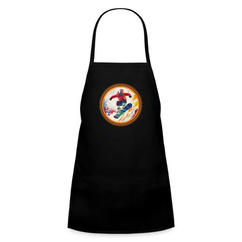 Snowboarding Horizon - Kids' Apron
