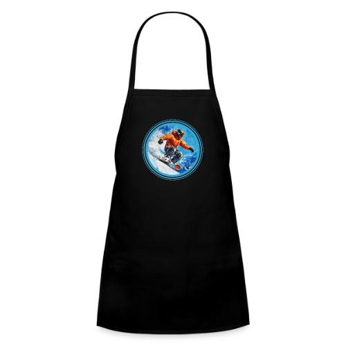 Snowboarding Motion - Kids' Apron