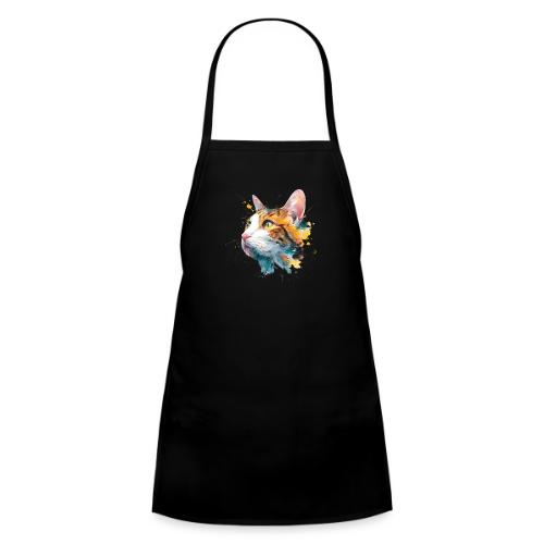 Cat: Feline Ink Burst - Kids' Apron