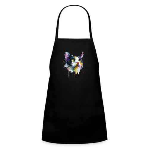 Cat: Painted Purr Expression - Kids' Apron