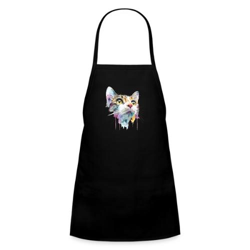 Chromatic Cat Splash - Kids' Apron