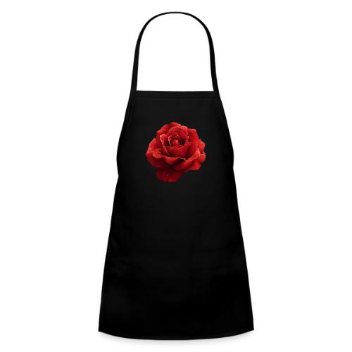 Rose: Crimson Dew Bloom - Kids' Apron