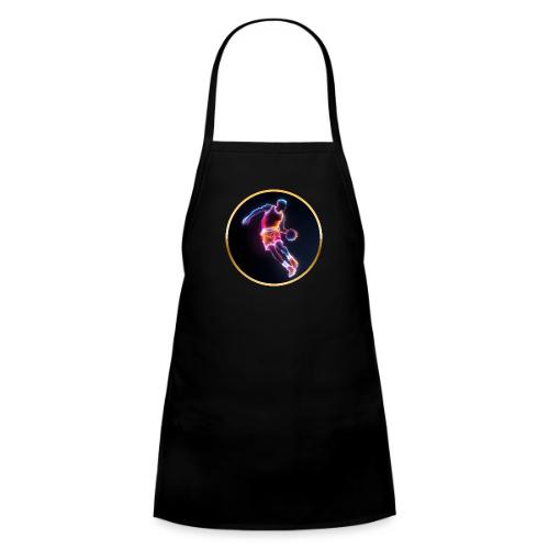 Neon Basketball Player - Kids' Apron