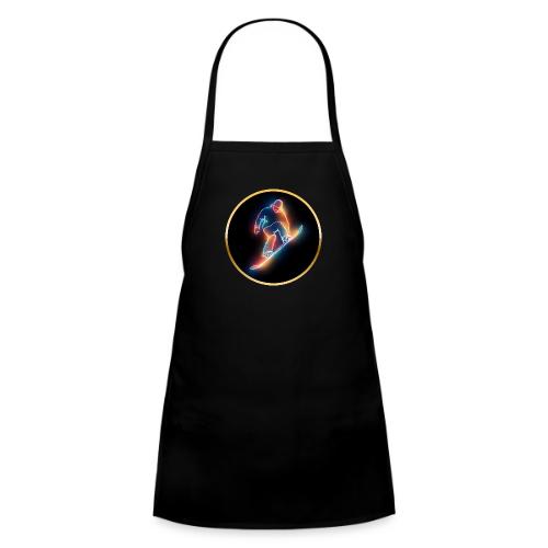 Golden Neon Snowboard - Kids' Apron