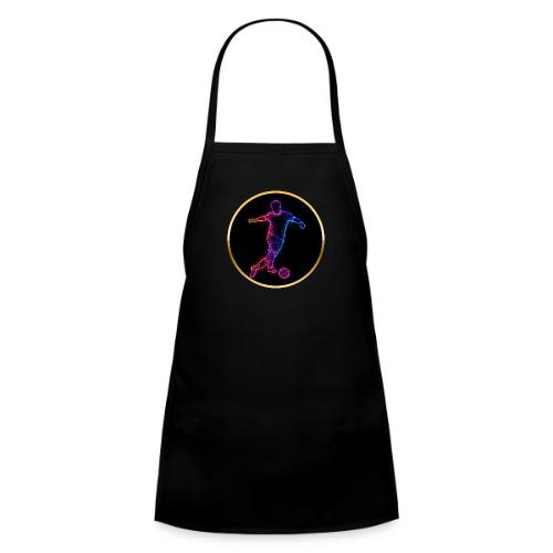 Neon Soccer Flow - Kids' Apron