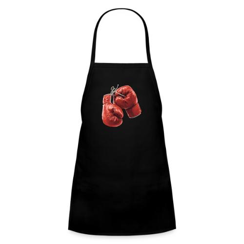 Boxing: Hanging Gloves Icon - Kids' Apron