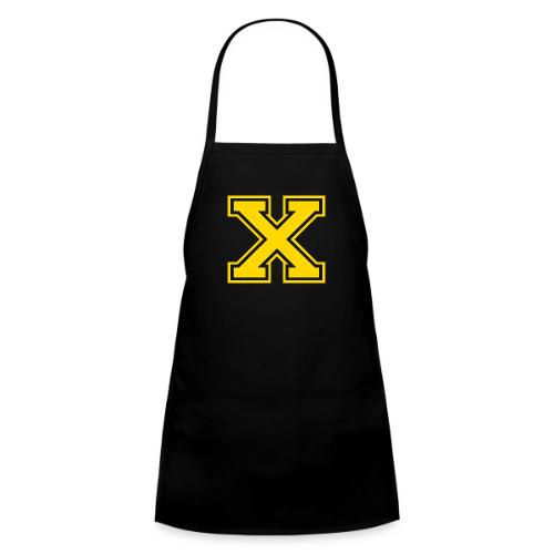 Letter X – Capital Athletic Alphabet Monogram - Kids' Apron