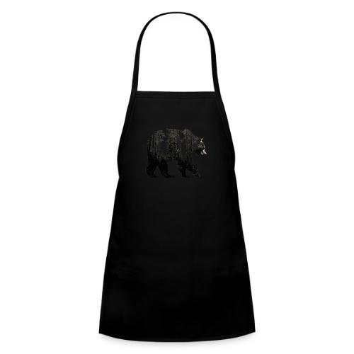 Evergreen Bear Silhouette - Kids' Apron
