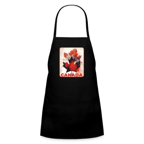 Canada Inked Leaf - Kids' Apron
