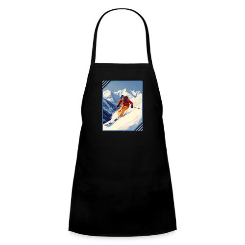 Mountain Skiing Vibes - Kids' Apron