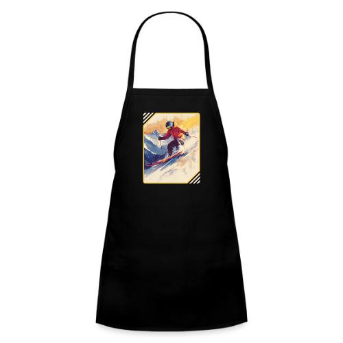 Skiing Through Snow Dreams - Kids' Apron