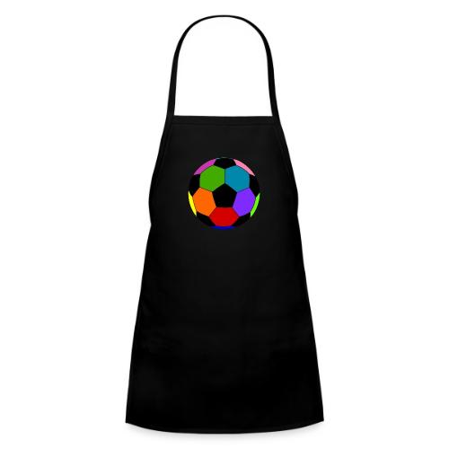 Multi-colored soccer ball - Kids' Apron