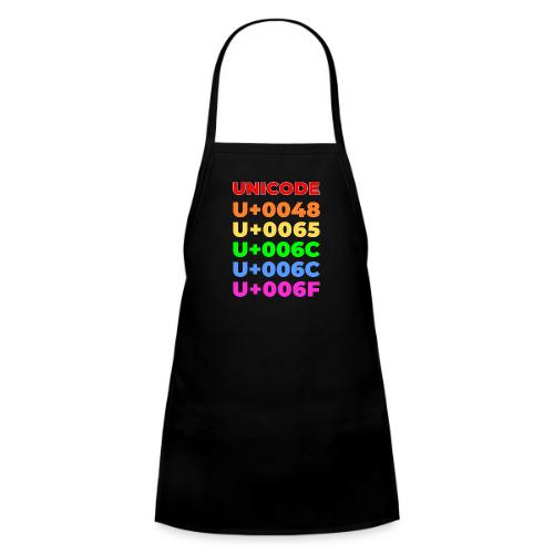 Hello, in unicode - Kids' Apron