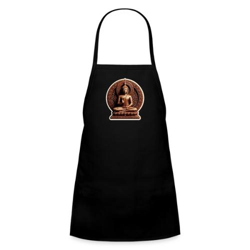 Buddha Statue in meditation and Hand Mudra - Kids' Apron