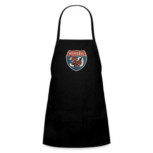 Weird NJ HIghway Shield - Kids' Apron