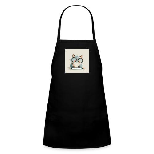 Creative Cat Digital Artist Illustration - Kids' Apron