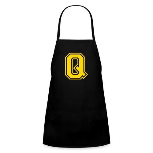 Letter Q – Capital Athletic Alphabet Monogram - Kids' Apron