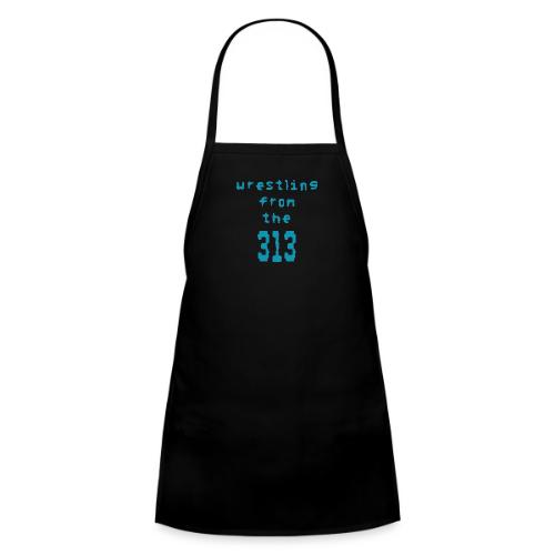 Wrestling from the 313 (Teal) - Kids' Apron