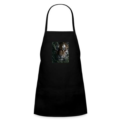 Tiger Jungle Eyes Wildlife Design - Kids' Apron