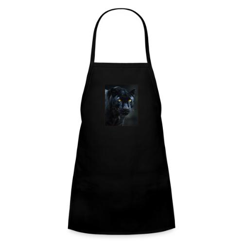 Black Panther Glowing Eyes Design - Kids' Apron