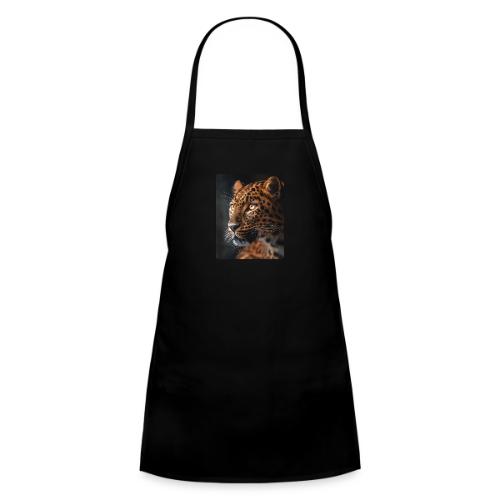 Amur Leopard Face Wildlife Design - Kids' Apron