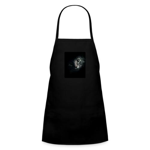 Cat Face in Shadow Close-Up Design - Kids' Apron