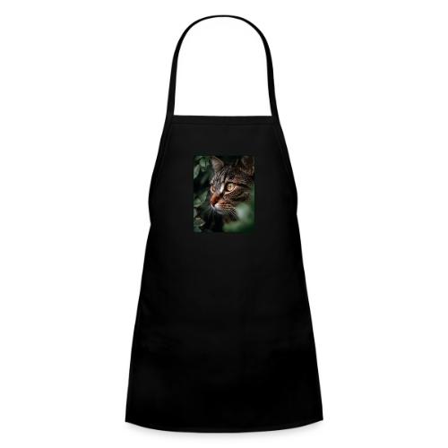 Tabby Cat Jungle Eyes Design - Kids' Apron