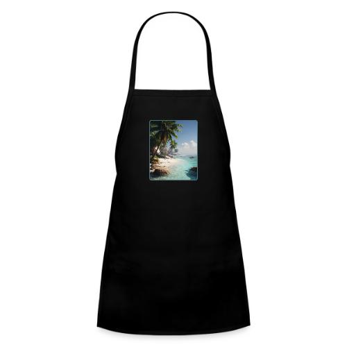 Tropical Beach Paradise Palm Design - Kids' Apron