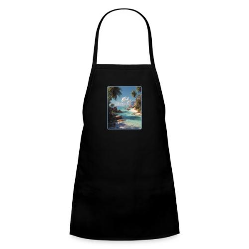 Tropical Island Paradise Ocean Design - Kids' Apron