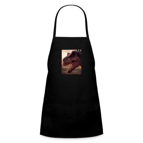 T Rex Roaring Close-Up Design - Kids' Apron