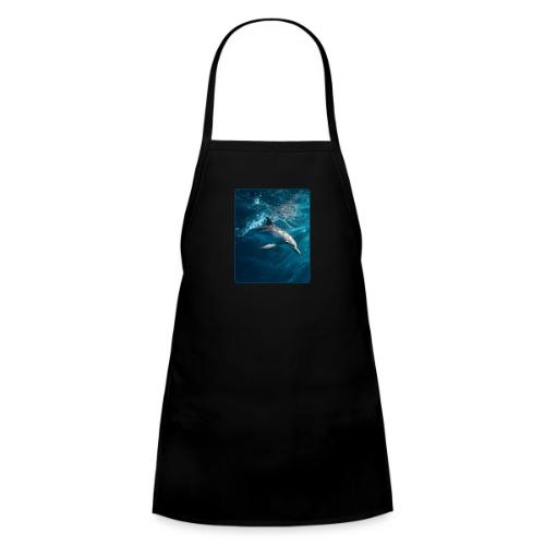 Dolphin Sunlit Ocean Serenity Design - Kids' Apron