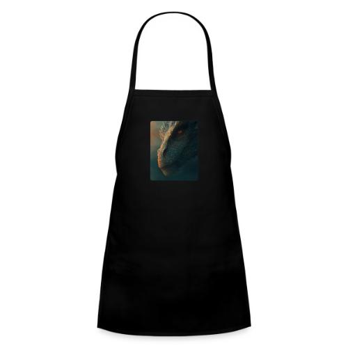 Golden Eye Dragon Close-Up Design - Kids' Apron