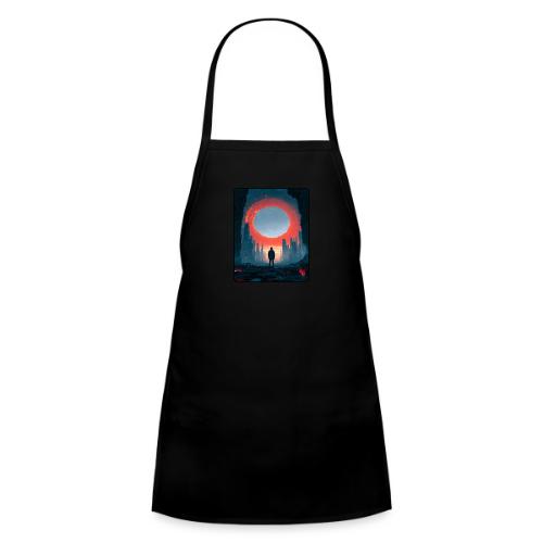 Cosmic Portal Future City Design - Kids' Apron