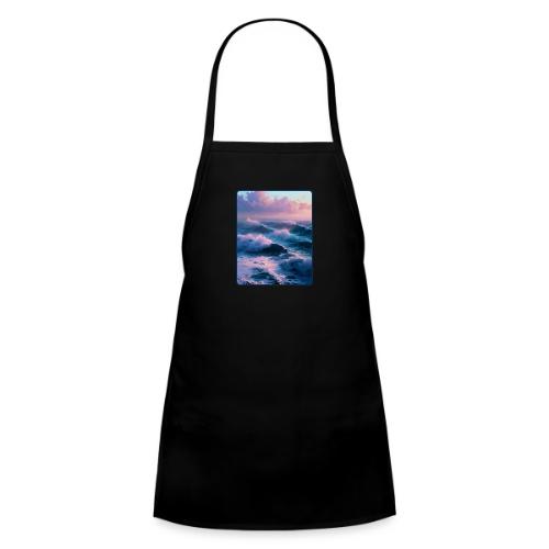 Dreamy Pastel Ocean Sunset Art - Kids' Apron