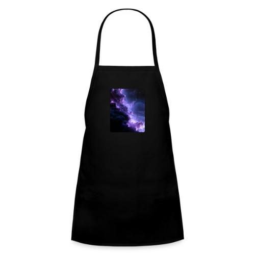 Purple Nebula Space Design - Kids' Apron