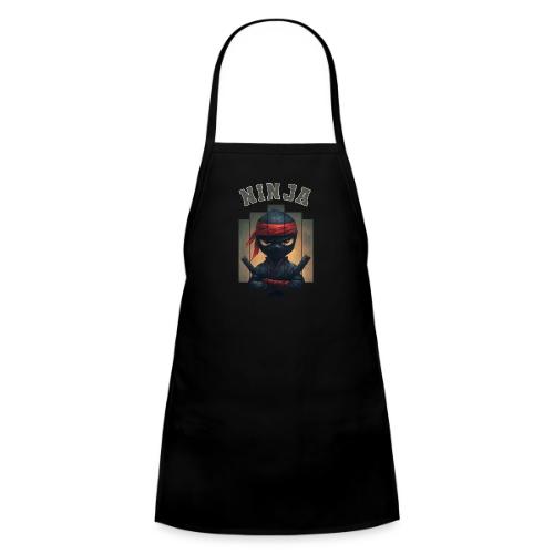 Cartoon Ninja Vibes - Kids' Apron