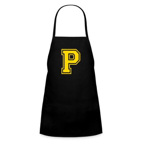 Letter P – Capital Athletic Alphabet Monogram - Kids' Apron