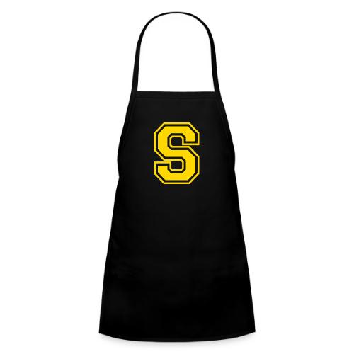 Letter S – Capital Athletic Alphabet Monogram - Kids' Apron