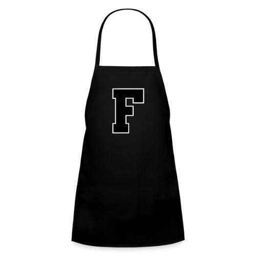 Varsity Letter F Athletic Monogram - Kids' Apron