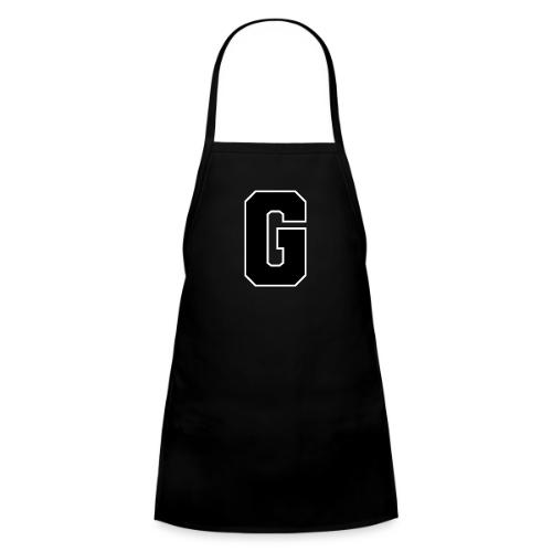 Varsity Letter G Collegiate Alphabet Art - Kids' Apron