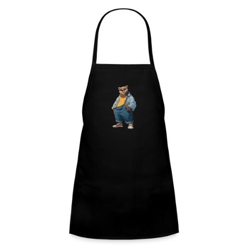 Fashion Streetwear Bear Cartoon Art - Kids' Apron