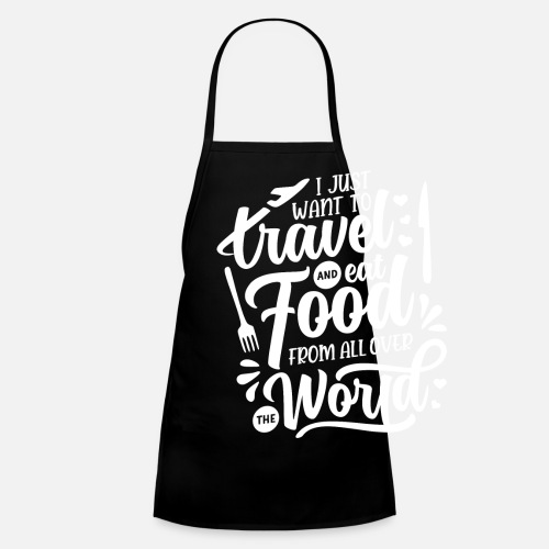 Travel And Food From All Over The World - Kids' Apron