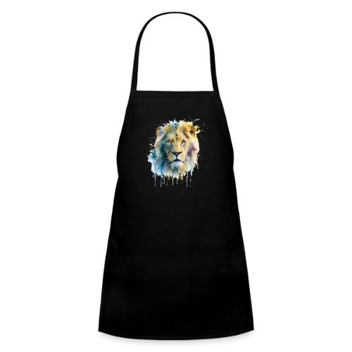 Splash-Art Lion Face - Kids' Apron